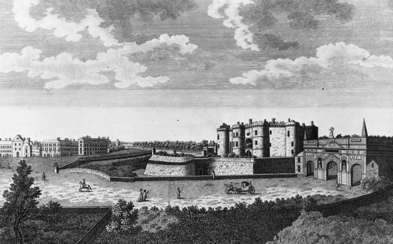 The Bastille at Paris circa 1789.